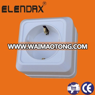 S1010 European style surface mounted schuko socket outlet 2 pin electrical sockets switches