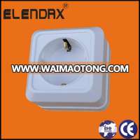 S1010 European style surface mounted schuko socket